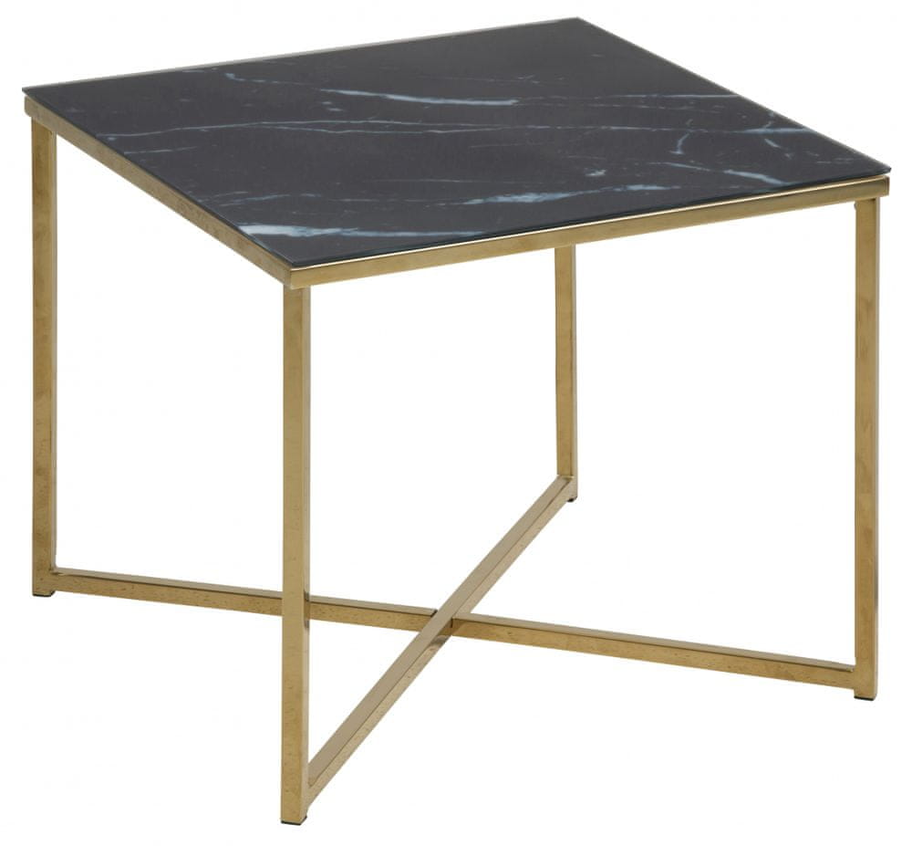 Design Scandinavia Odkladací stolík Alisma, 50 cm, čierna